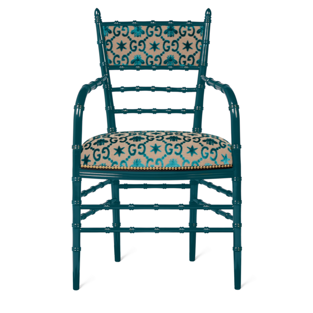 Chiavari GG bees chair with arm rest