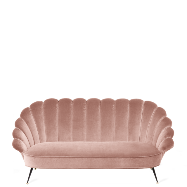 Velvet sofa