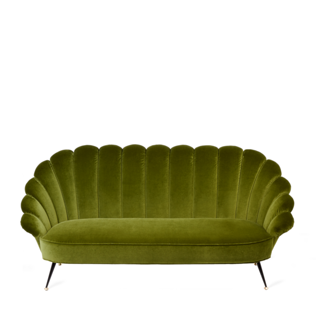 Velvet sofa