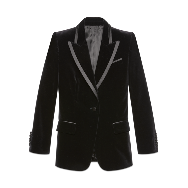 ミケーレ期Gucci 2020-21FW ベルベットブレザー、ジャケット