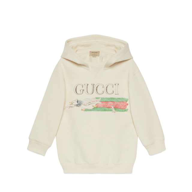 Children's printed cotton sweatshirt in light grey | GUCCI® US Children's printed cotton sweatshirt in light grey | GUCCI® US