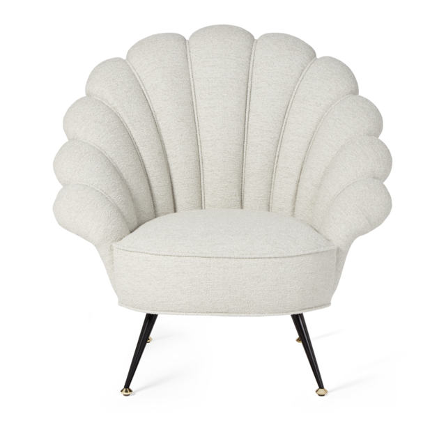 Bouclé armchair