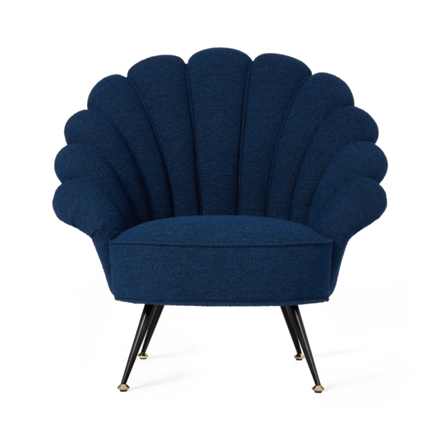 Bouclé armchair