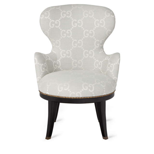 GG jacquard armchair