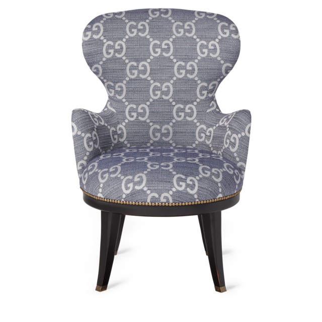 GG jacquard armchair