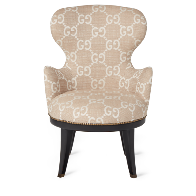 GG jacquard armchair