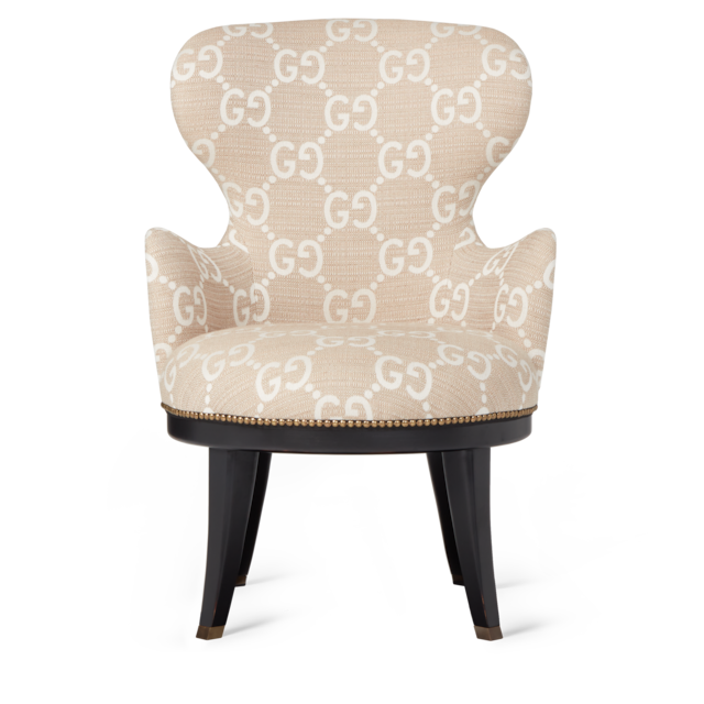 GG jacquard armchair