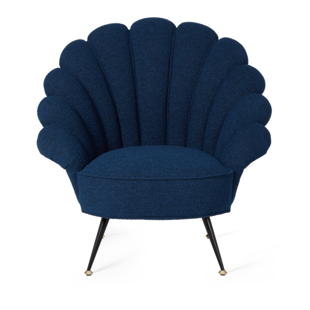 Bouclé armchair