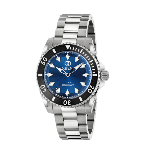 全品送料0円 Gucci US GUCCI® | steel in 40mm watch, Dive 男性用