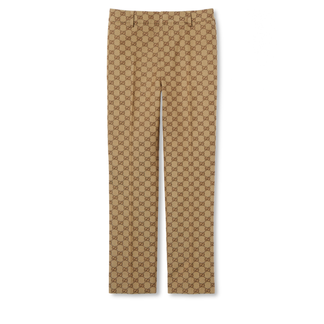 GUCCI グッチ ミケーレ期 COTTON TAPERED TROUSERS