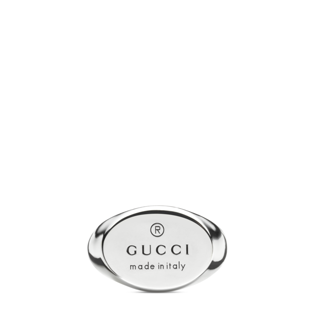 Gucci Interlocking ring in 925 sterling silver | GUCCI® US