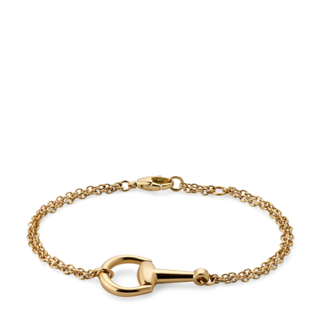 Gucci Flora 18k diamond chain bracelet in 18k yellow gold