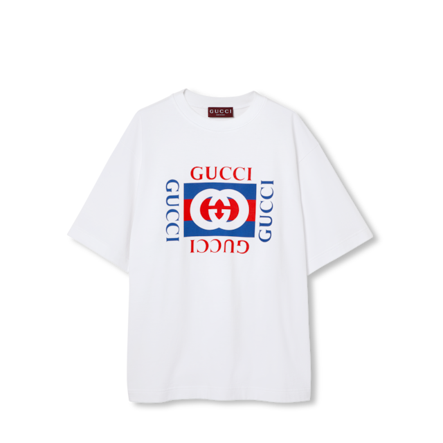 GUCCI SEXINESS プリント オーバーサイズ Tシャツブラック