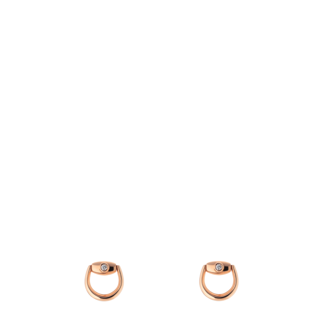 ホースビット〕18K スタッズ ピアス18K イエローゴールド