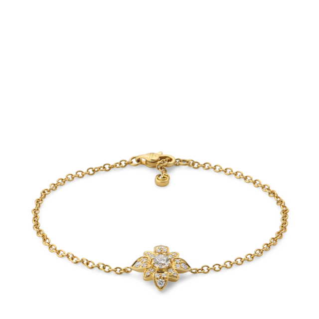 グッチ インターロッキング〕18K ダイヤモンド ブレスレット18K