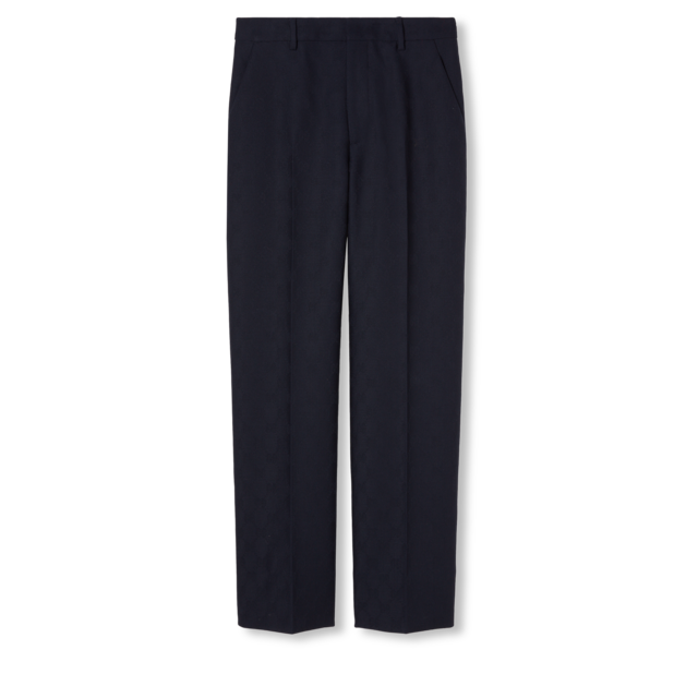 パンツ GUCCI Black Viscose Blend Pant GG cotton viscose formal pant in black | GUCCI® US