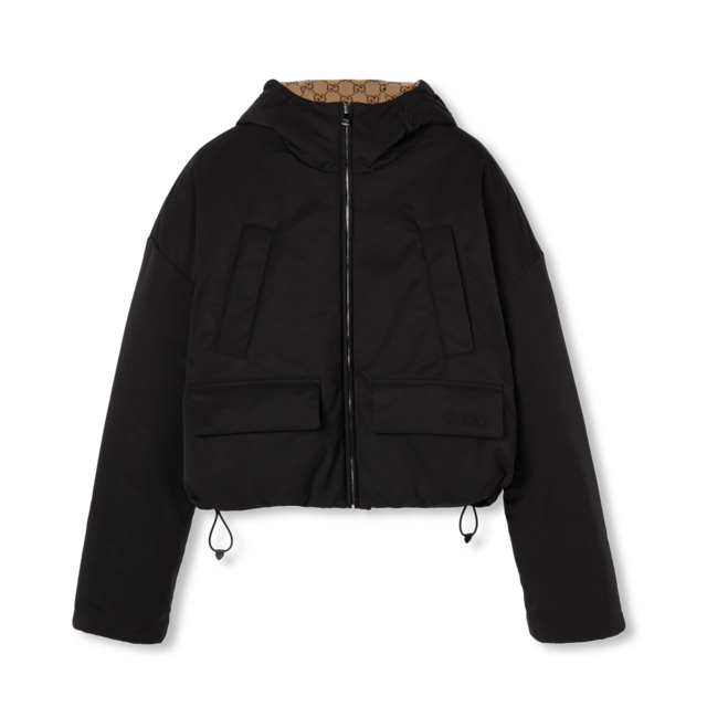【GUCCI】WOOL BOMBER JACKET●822333ZAR6K1505 Wool bomber jacket in grey | GUCCI® US