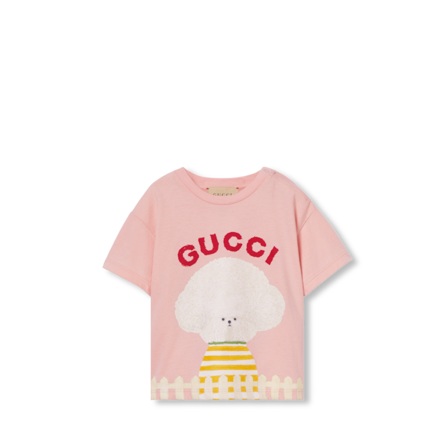 グッチ キッズ〔チルドレンズ〕グッチ ロゴ コットン Tシャツ
