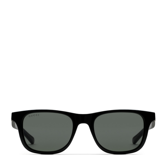 Square frame sunglasses in brown | GUCCI® US