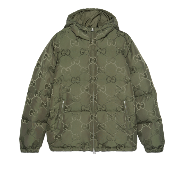 GG nylon canvas jacket in black | GUCCI® US