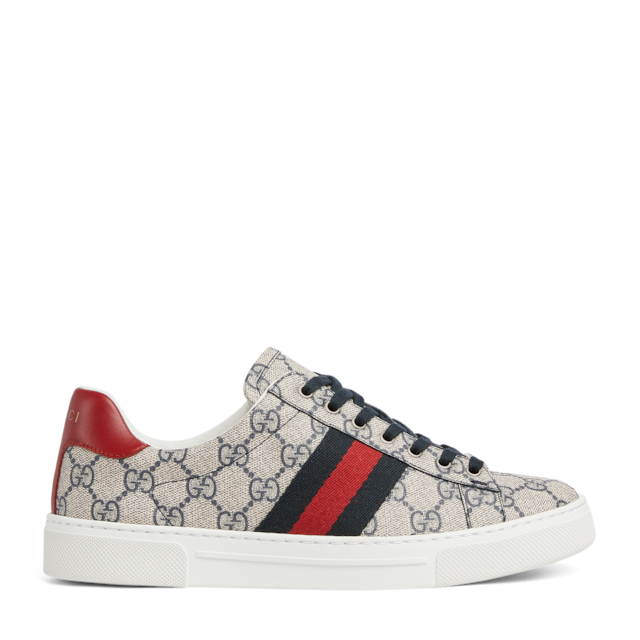 Women's Gucci Ace trainer with Web in white leather | GUCCI® GR