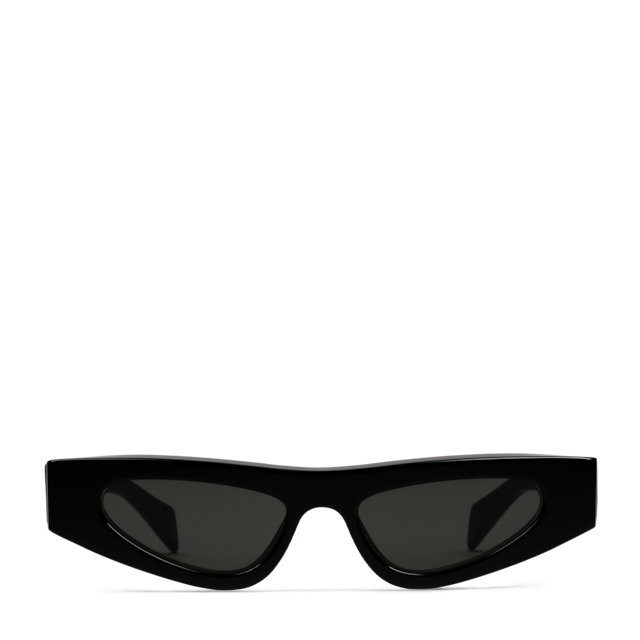 Cat-eye frame sunglasses in silver | GUCCI® US