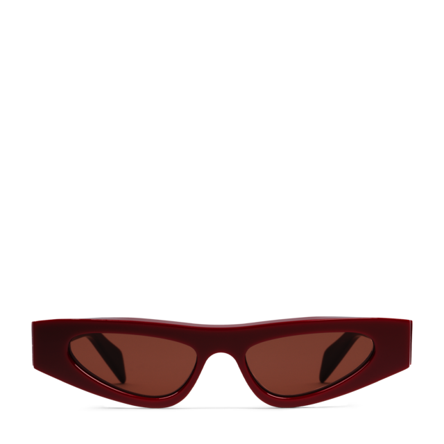 Cat-eye frame sunglasses in silver | GUCCI® US