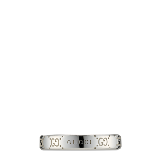 Gucci Interlocking ring in 925 sterling silver | GUCCI® US