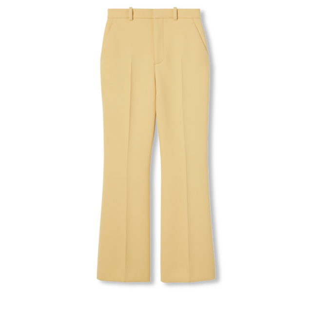 エンブロイダリー付き コットン パンツブルー | GUCCI公式