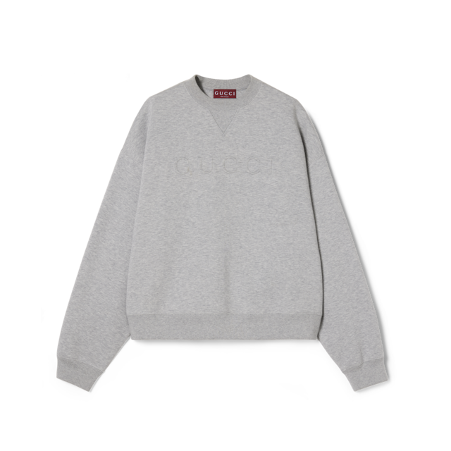 AMI Embossed Sweatshirt (Heather Ash Grey) – CNCPTS