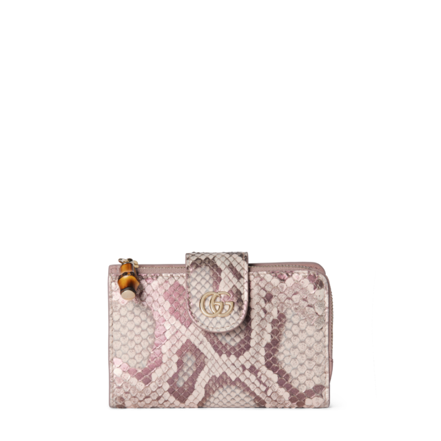 【国内発送★GUCCI】ダブルG パイソン カードケース ウォレット ダブルG パイソン カードケース ウォレットピンク