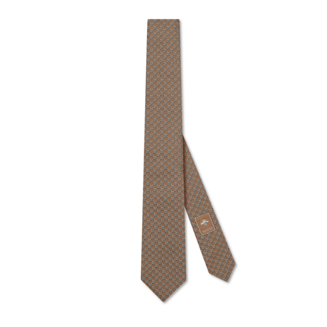 Black Silk Bee Embroidered Tie | GUCCI® NL