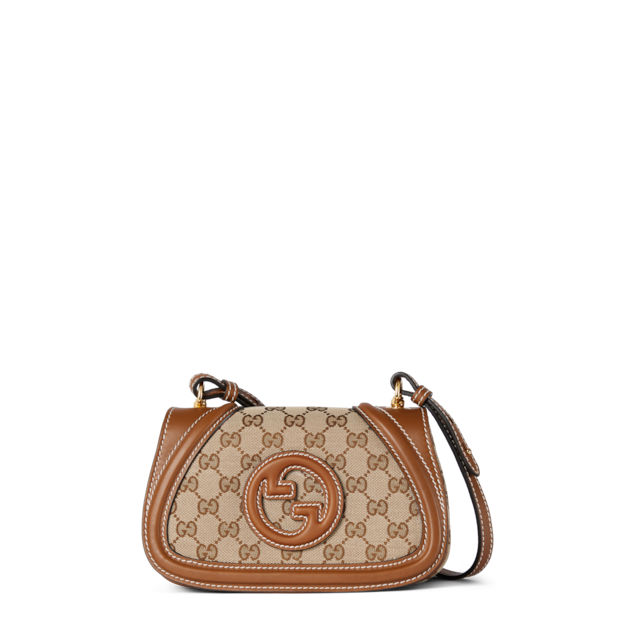 Borsa a spalla Gucci Blondie misura piccola in pelle Rosso