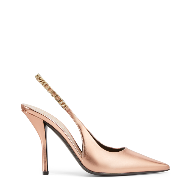Gucci Signoria slingback pump in Rosso Ancora mesh | GUCCI® US