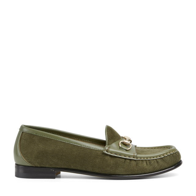 Women's loafer with Horsebit in black leather | GUCCI® US