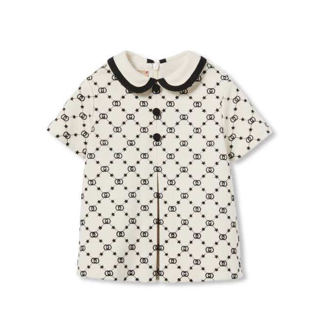 Children's viscose jersey dress in green | GUCCI® US