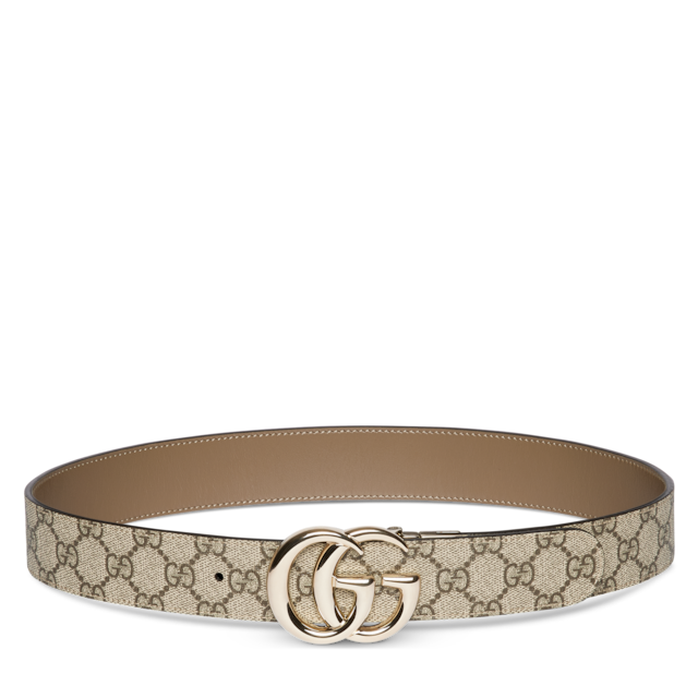 GG Milano belt in Rosso Ancora red GG leather | GUCCI® MX
