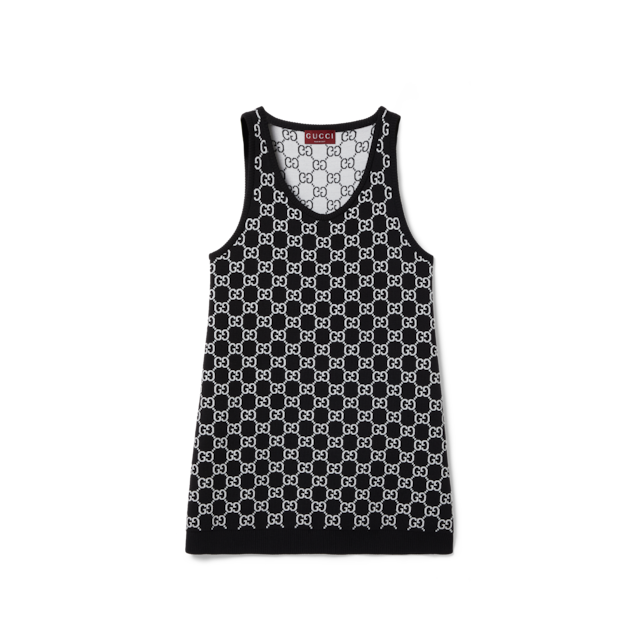 ストレッチ GGジャカード ドレスホワイト | GUCCI公式