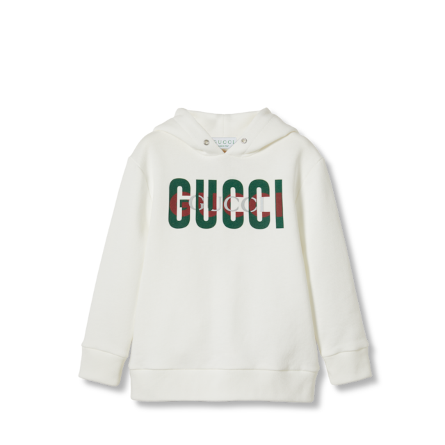 GUCCI グッチ キッズ GGロゴ トレーナー 長袖 グレーxマルチ