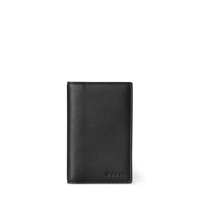 れいぞうこ GG Jumbo long card case in dark green leather | GUCCI® US