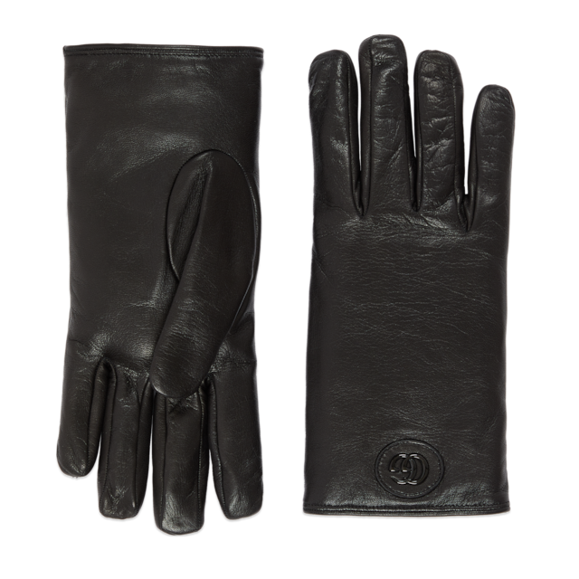 手袋 Gucci Gloves Gucci Fur Trimmed Leather Gloves Black Size 7 | eBay