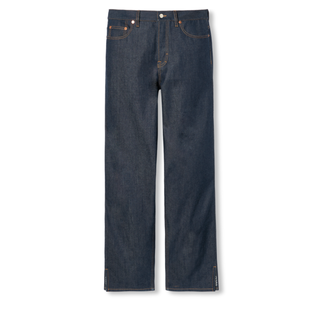 Boyfriend fit denim pant in dark blue | GUCCI® US