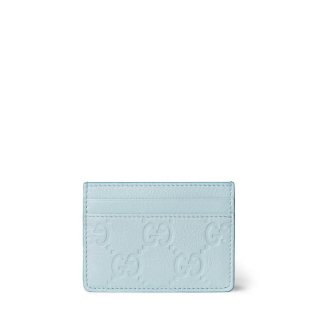ダブルG ハートシェイプコインケースブラック レザー | GUCCI公式