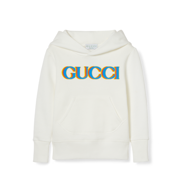 今ならほぼ即納！ グッチ キッズ〔チルドレンズ〕GUCCI ロゴ スウェットシャツ トップス