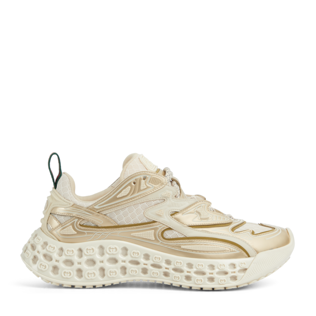 Women's Gucci cub3d sneaker in white Demetra and mesh