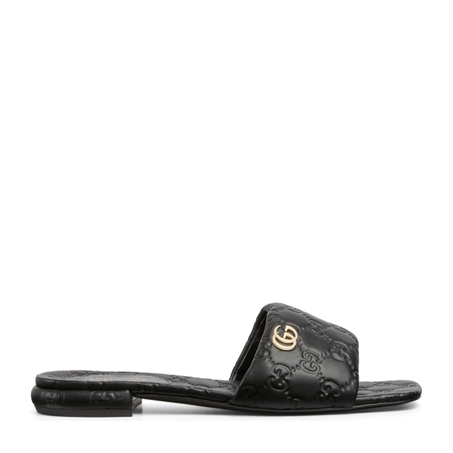 Women's slide sandal with Double G
