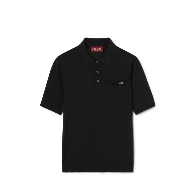 【送料込】GUCCI インターシャ ファイン ウール ニット トップ 送料込】GUCCI インターシャ ファイン ウール ニット トップ