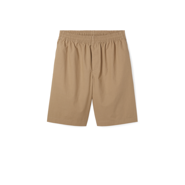 GG canvas shorts with crystals in oatmeal and blue | GUCCI® US