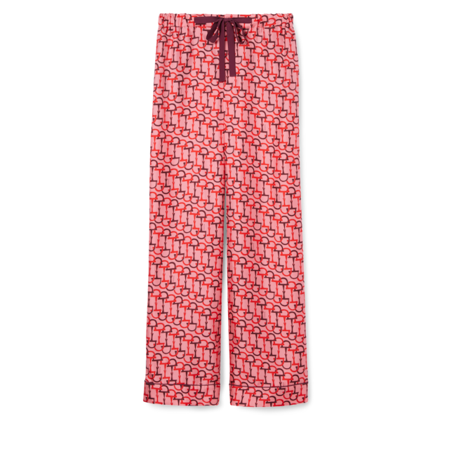 GG satin pants in bright orange | GUCCI® HU