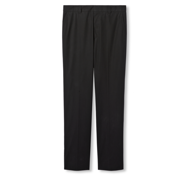 Wool pant with selvedge detail in dark blue | GUCCI® US